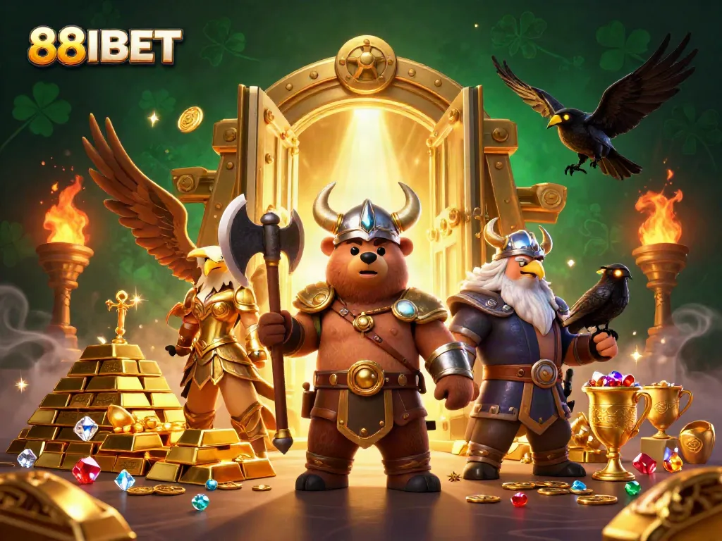 Experience thrilling adventures at 88IBET with immersive games, gold treasures, and Viking heroes.